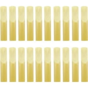 QIDITONG 20 Pcs Alto Saxophone Reeds Sax Reeds Size 2.5 Strength Alto Saxophone Reeds For Clarinet Soprano Or Alto Sax Beginner And Player